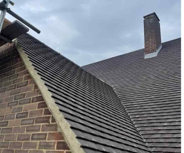 New roof installation